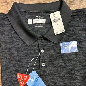 Haggar Gray Cool 18 Tec Polo NWT 3XL